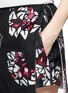 Detail View - Click To Enlarge - MS MIN - Floral print wool-cashmere skort