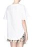 Back View - Click To Enlarge - SEE BY CHLOÉ - Poplin back panel cotton twill top