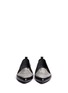 Figure View - Click To Enlarge - PROENZA SCHOULER - Geometric effect leather slip-ons