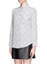 Front View - Click To Enlarge - EQUIPMENT - Bambi print silk shirt