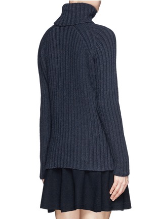 Back View - Click To Enlarge - SEE BY CHLOÉ - Cable knit turtleneck sweater