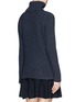 Back View - Click To Enlarge - SEE BY CHLOÉ - Cable knit turtleneck sweater