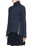 Front View - Click To Enlarge - SEE BY CHLOÉ - Cable knit turtleneck sweater