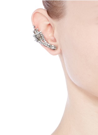 Figure View - Click To Enlarge - MOUNSER - Crystal single earring and cuff