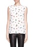 Main View - Click To Enlarge - EQUIPMENT - Insect print silk tank top