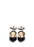 Figure View - Click To Enlarge - CHLOÉ - Double strap point-toe leather flats