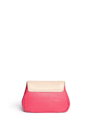 Back View - Click To Enlarge - SEE BY CHLOÉ - 'Rosita' colourblock shoulder chain leather bag