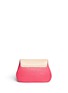 Back View - Click To Enlarge - SEE BY CHLOÉ - 'Rosita' colourblock shoulder chain leather bag
