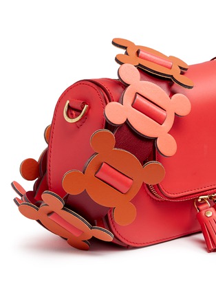  - ANYA HINDMARCH - 'Vere Circulus' mini geometric leather satchel