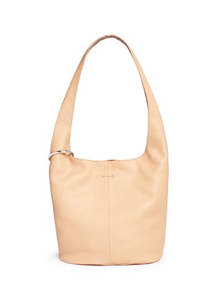 Detail View - Click To Enlarge - ELIZABETH AND JAMES - 'Finley Courier' tassel leather hobo bag
