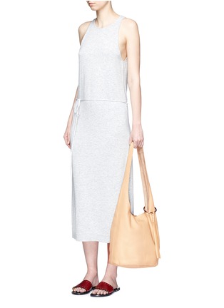 Figure View - Click To Enlarge - ELIZABETH AND JAMES - 'Finley Courier' tassel leather hobo bag