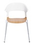 Main View - Click To Enlarge - MANKS - PAIR™ chair – White/Oak