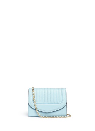 Main View - Click To Enlarge - REFLECTIONS COPENHAGEN - 'Jeanne PM' quilted leather flap shoulder bag