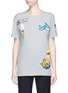 Main View - Click To Enlarge - STELLA MCCARTNEY - Ice cream surf patch French terry T-shirt