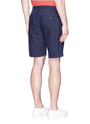 Back View - Click To Enlarge - ALEX MILL - Cotton blend shorts