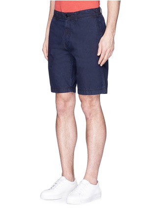 Front View - Click To Enlarge - ALEX MILL - Cotton blend shorts