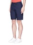 Front View - Click To Enlarge - ALEX MILL - Cotton blend shorts