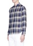 Front View - Click To Enlarge - ALEX MILL - 'Hudson' check plaid double gauze shirt