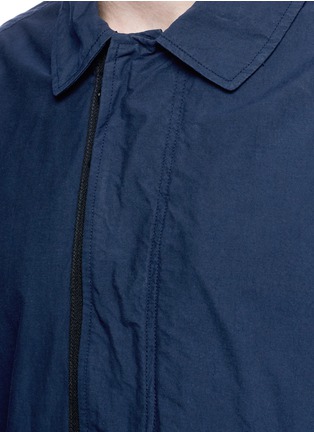 Detail View - Click To Enlarge - STONE ISLAND - Garment dye twill coat