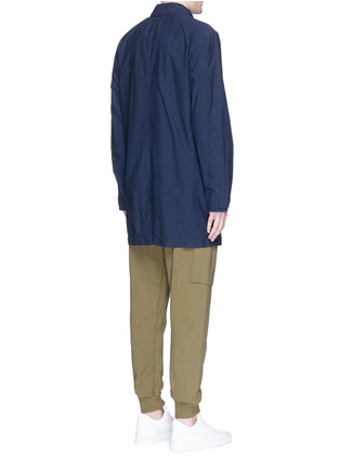 Back View - Click To Enlarge - STONE ISLAND - Garment dye twill coat