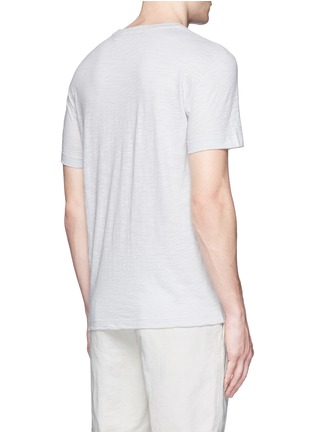 Back View - Click To Enlarge - THEORY - 'Koree' cotton slub jersey T-shirt