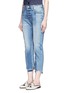 Front View - Click To Enlarge - FRAME - 'Nouveau Le Mix' one of a kind jeans