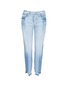 Main View - Click To Enlarge - FRAME - 'Nouveau Le Mix' one of a kind jeans