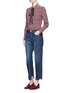 Figure View - Click To Enlarge - FRAME - 'Nouveau Le Mix' cropped jeans
