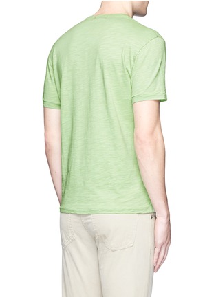 Back View - Click To Enlarge - ALEX MILL - 'Standard' cotton slub jersey T-shirt