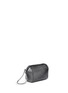 Front View - Click To Enlarge - ALEXANDER WANG - 'Chastity' small metallic pouch