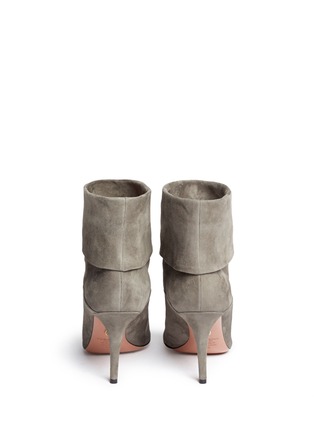Back View - Click To Enlarge - AQUAZZURA - 'Sasha' suede ankle boots