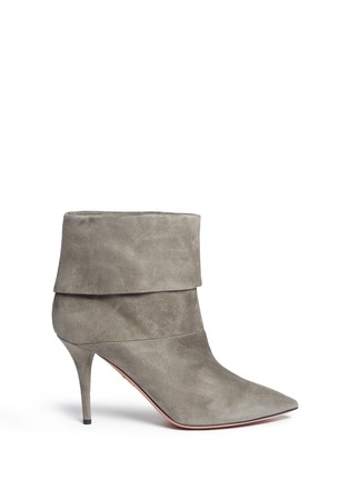 Main View - Click To Enlarge - AQUAZZURA - 'Sasha' suede ankle boots