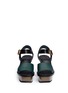 Front View - Click To Enlarge - MARNI - Colourblock acetate wedge platform leather sandals