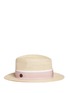 Figure View - Click To Enlarge - MAISON MICHEL - 'Andre' petersham ribbon straw hat