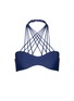 Main View - Click To Enlarge - MIKOH - 'Kahala' crisscross lattice halter bikini top