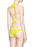 Back View - Click To Enlarge - MIKOH - 'Kula' woven strap triangle bikini top