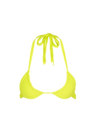 Main View - Click To Enlarge - MIKOH - 'Kula' woven strap triangle bikini top