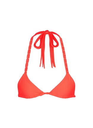 Main View - Click To Enlarge - MIKOH - 'Indies' macramé triangle bikini top