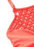 Detail View - Click To Enlarge - MIKOH - 'Lanikai' macramé halter bikini top