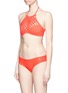 Figure View - Click To Enlarge - MIKOH - 'Lanikai' macramé halter bikini top