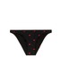 Main View - Click To Enlarge - ZOE KARSSEN - 'Lips All Over' embroidery bikini bottoms