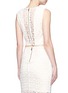 Back View - Click To Enlarge - ALICE & OLIVIA - 'Jaya' lace cropped V-neck top