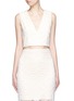 Main View - Click To Enlarge - ALICE & OLIVIA - 'Jaya' lace cropped V-neck top