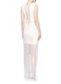 Figure View - Click To Enlarge - ALICE & OLIVIA - 'Misha' lace sheer hem maxi skirt