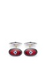 Main View - Click To Enlarge - DEAKIN & FRANCIS  - Stone inlay double panel cufflinks