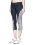 Front View - Click To Enlarge - MARA HOFFMAN ATH - 'Voyager' palm leaf print cropped leggings