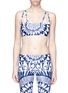 Main View - Click To Enlarge - MARA HOFFMAN ATH - 'Peacefield' floral print strappy sports bra
