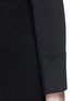 Detail View - Click To Enlarge - NORMA KAMALI - Raw edged trim stretch cropped top