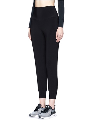 Front View - Click To Enlarge - NORMA KAMALI - 'Go Jog' stretch jersey pants