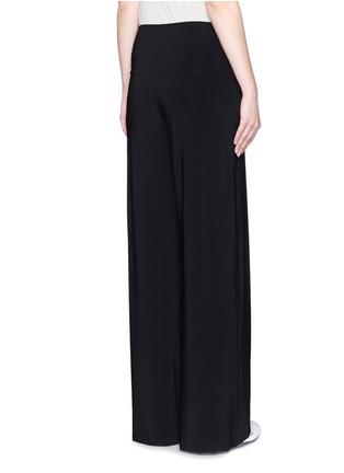 Back View - Click To Enlarge - NORMA KAMALI - 'Go Straight' stretch jersey pants